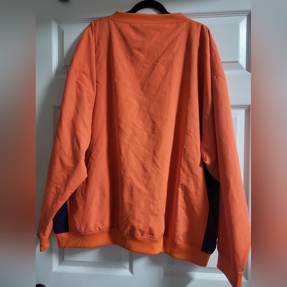 Clemson - NWOT - Knights Apparel - Orange Pullover Windbreaker  - Size 2XL - Picture 5 of 6
